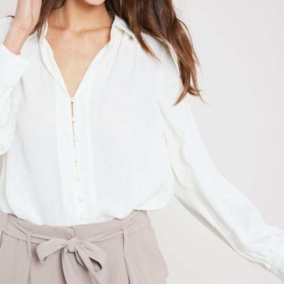 NWT WL Gorgeous ivory top - Picture 5 of 7